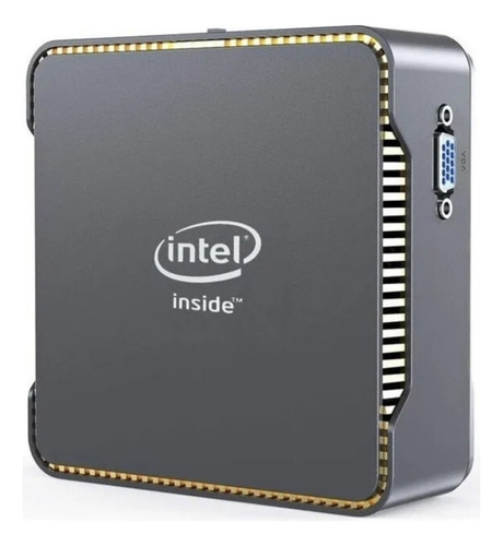 Mini PC Intel Mini Pc GK3V com Windows 11 Pro,  Celeron N5095 2,7Ghz, placa gráfica  Intel UHD Graphics 600, memória RAM de  8GB e capacidade de armazenamento de 128GB cor cinza