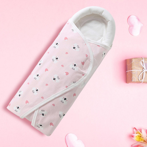 Manta Envolvente Para Bebé Con Gorro, Manta Para Rosa
