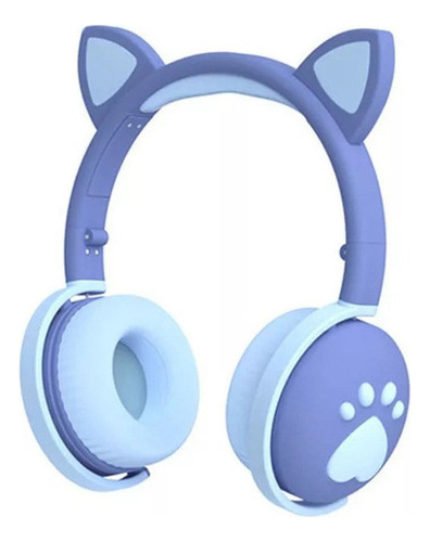 Diadema Ajustable Con Bluetooth Con Orejas De Gato