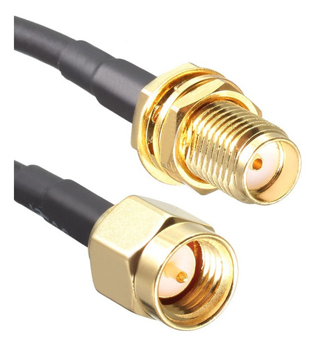 Cable Coaxial Rg174 Sma Macho A Sma Hembra 50 Ohmios 33 Pies
