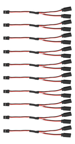 A Cable De Extensión Servo De 10 Piezas, Cable De 3 Pines,