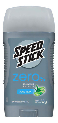 Desodorante En Barra Speed Stick Zero% Aloe Vera 76g