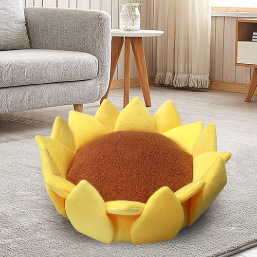Almofada De Meditação Para Cadeira, Redonda, Amarelo 40cm