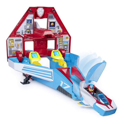 Jet Paw Patrol Comando Transformando 2 En 1 Luces Sonidos