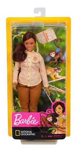 Barbie National Geographic Cuidadora De Animalitos - Mattel