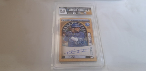 2021 Topps Gypsy Q Vladimir Guerrero Jr Gm 9.5 Hga Autografo (Usado)