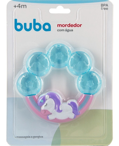 Dientes de bebé con color de unicornio Buba Water