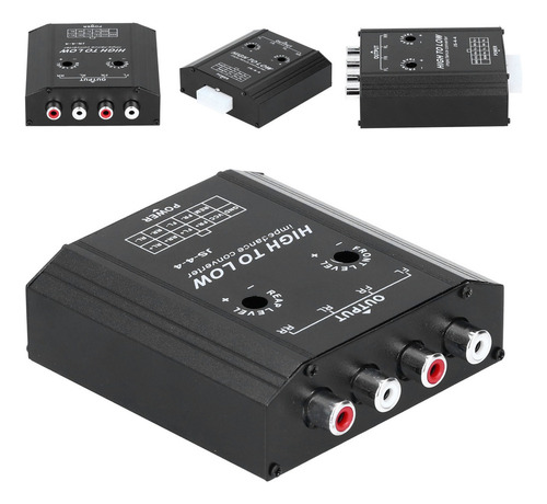 Sino Convertidor De Impedancia 12v 4 Canales Alta A Baja