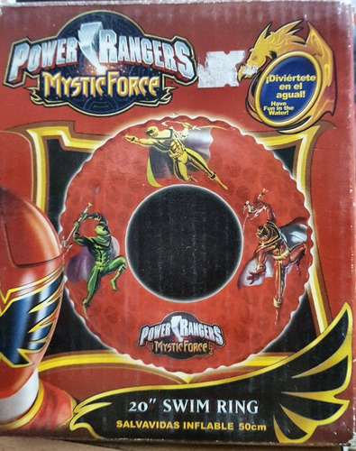 Salvavidas Inflable Power Rangers