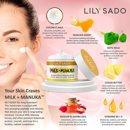 Lily Sado Leche De Coco Y Miel De Manuka Natural Hidratante