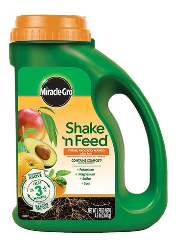 Miracle-gro Fertilizante Cítricos, Aguacate Y Mango 2kg