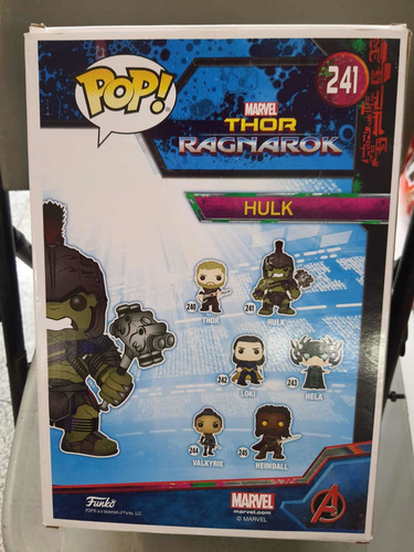 Funko Pop Hulk Ragnarok 10 Pulgadas Exclusivo (Usado)