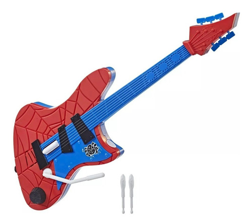  Spider-man Guitarra Punk Rock Electrónica De Juguete 2023 