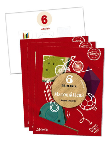 Matematicas 6ãâºep Andalucia Trimestral 23, De Aa.vv. Editorial Anaya Educación, Tapa Blanda En Español