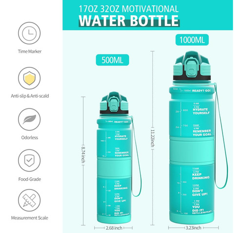 Botellas De Agua Marcador De Tiempo, Botella Deportiva ...