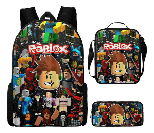 Nueva Mochila Escolar Primaria Infantil Roblox Virtual World