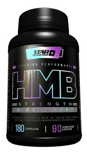 Star Nutrition Hmb 180cápsulas Aumentan Fuerza Masa Muscular