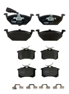 Kit Balatas Delantera Trasera Ceramica Trw Jetta A4 2005