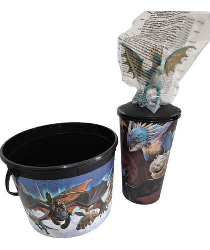 Vaso Y Figura Tormenta Como Entrenar A Tu Dragón Cinemex