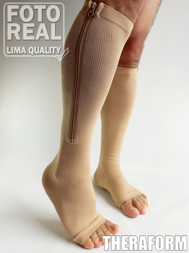 Imagen 6 de 7 de Medias Para Varices Compresion Media 15-20mmhg Oferta