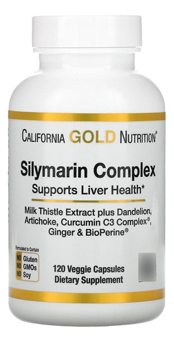 California Gold Nutrition, Silymarin Complex, 120caps  Sfn 