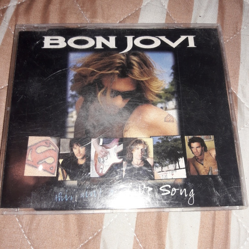 Cd Single De Bon Jovi-this Aint A Love Song