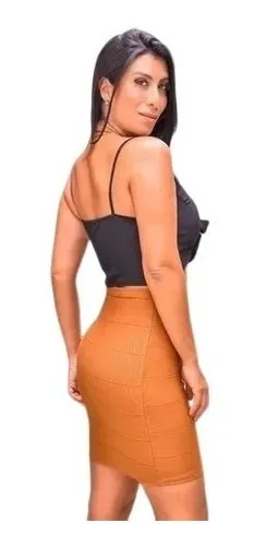 Mini Saia Lapis Bandagem Varias Cores Linda Barato MercadoLivre