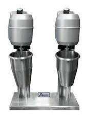 Maquina Para Milkshake Con 2 Vasos De Acero Inox.