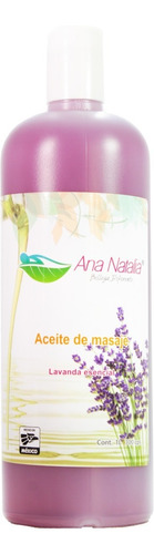 Aceite De Masaje Aroma Lavanda (c/esencia Natural) Spa 1 Lt