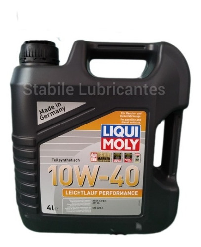 Aceite Liqui Moly 10w40 X4l (semisintetico)