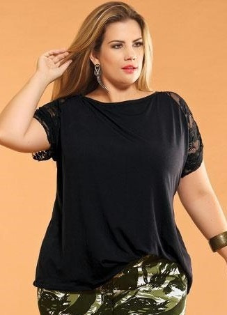 blusas soltinhas plus size