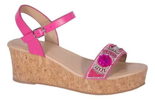Sandalia Casual Vi Line 2165 De Dama En Fiusha