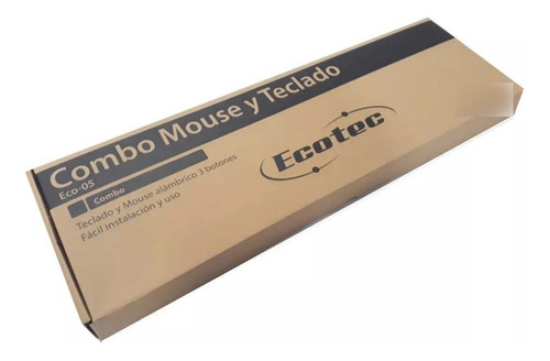 Imagen 2 de 2 de Combo Teclado Y Mouse Ecotec