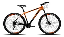 Comprar Bike Aro 29 Kog 21 Marchas E Freios A Discos Preto E Laranja