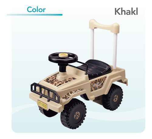 Carrito Montable Mytoy Rocky Runner Con Claxon Y Respaldo