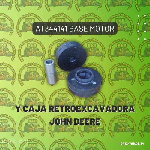 At344141 Base Motor Y Caja Retroexcavadora John Deere