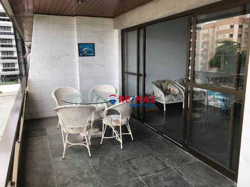 Imagem 8 de 25 de Excelente Apartamento À Venda Na Praia Da Enseada Com 4 Quartos E Lazer Completo - 100m Da Praia Próximo Ao Casa Grande Hotel - Ap0425