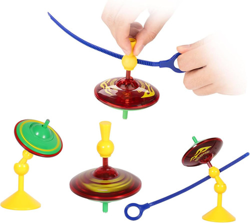 Juguetes Giratorios Con Luces Led Intermitentes Con Giroscop