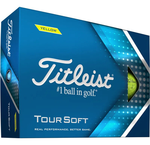 Pelotas Titleist Tour Soft Amarillas X 12 Unidades. Golflab