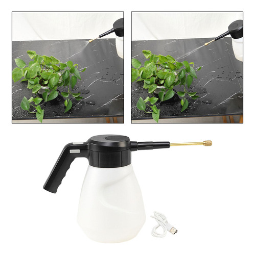 Regadera Con Pulverizador Eléctrico, 2l, Multiusos, Fácil