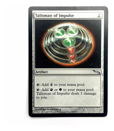 Talisman Of Impulse - Carta Original De Magic The Gathering