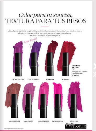 Mary Kay Labiales Matissimo