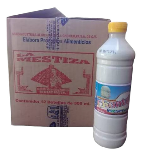 Horchata Chontal Concentrado Arroz 24pz De 460ml C/u