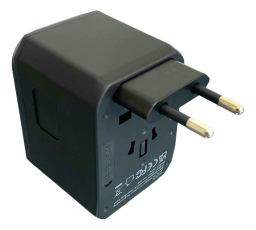 ¡ Adaptador Universal De Viaje 4 En 1 Con 1 Tipo C Y 3 Usb