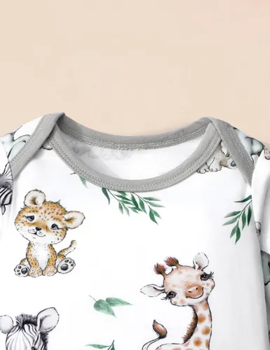 Bavader Ropa De Bebe Nino De Manga Larga Con Estampado De An