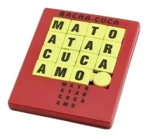 65 Brinquedo Racha Cuca Letras Prenda Atacado