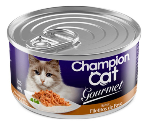Champion Cat Gourmet Filetitos De Pavo 80 Gr
