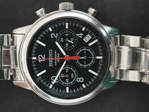 Relógio Seiko Cronógrafo Ssb007p1 Mecha-quartz 6t63 100m