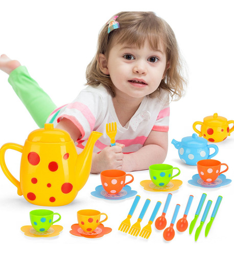 Juego De Té Pretend Play Toy Para Niños, Juego De Rol, Juego