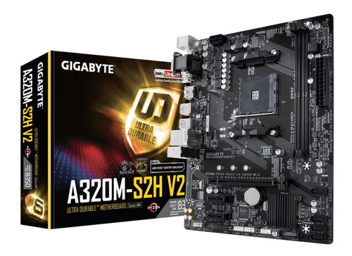 Motherboard Gigabyte Amd A320m-s2h V2 Am4 / Ryzen | Cuotas sin interés